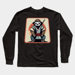 Sloth Samurai Long Sleeve T-Shirt